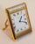 Gold Cartier Tank Desk Clock Two-Tone Gold and Steel For Sale - Image 8 of 14