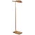 Studio Swing Arm Floor Lamp in Hand-Rubbed Antique Brass Height: 43" - 57" Extension: 20" Base: 6" x 9" Rectangle Socket:...