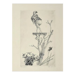 Leo Guida, Living Nature, Etching, 1970s For Sale