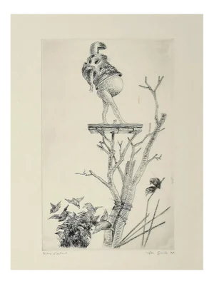 Leo Guida, Living Nature, Etching, 1970s