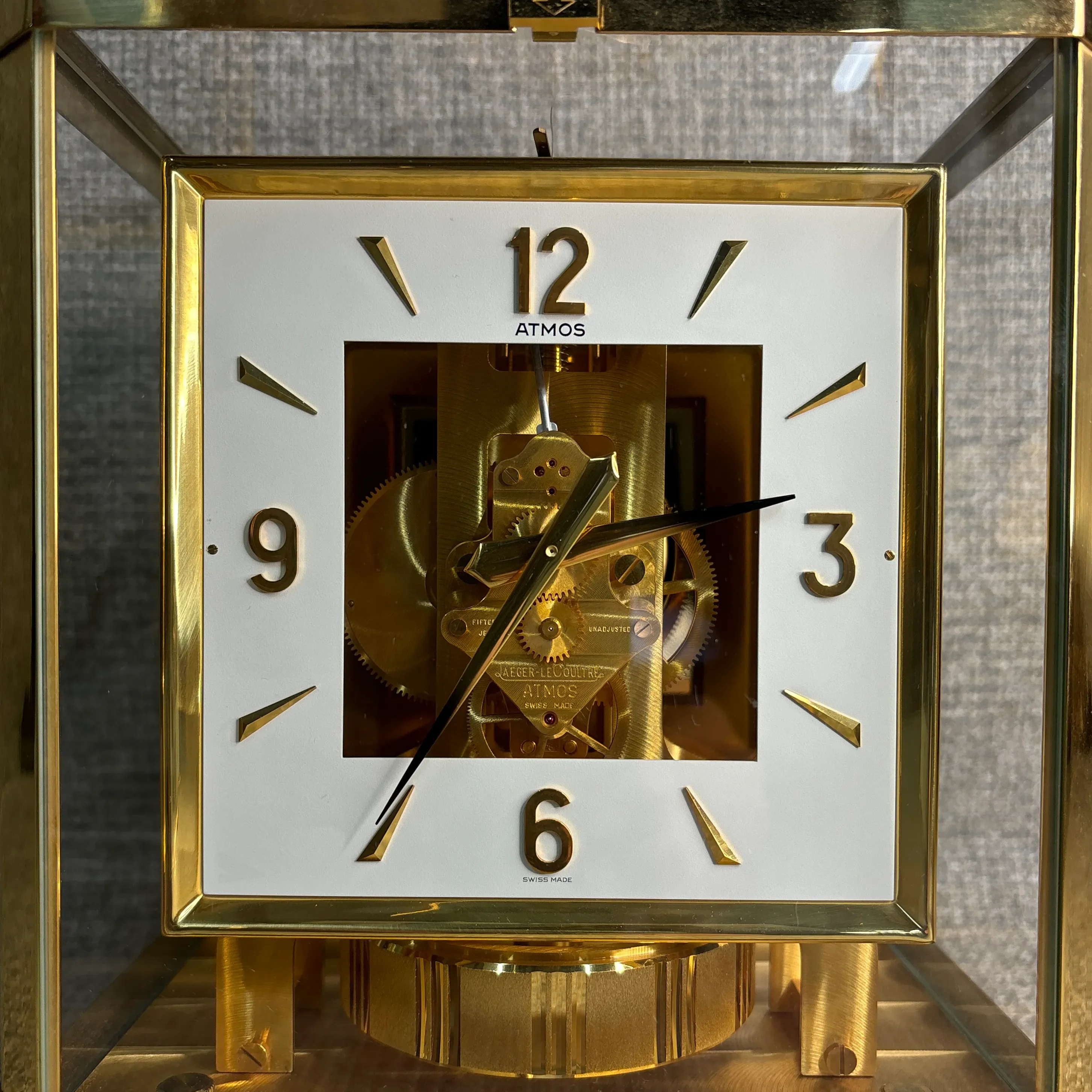 Late 20th Century Jaeger-Lecoultre Atmos Clock | Chairish