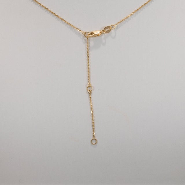 Red Mozambique Ruby Necklace With Earth-Mined Diamond Accents: Solid 14k Gold, 5mm For Sale - Image 8 of 8
