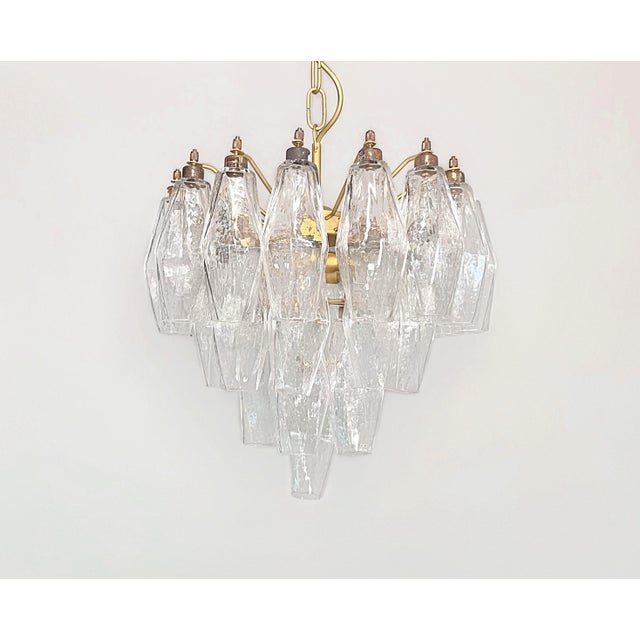 Murano Poliedri Chandelier from Carlo Scarpa Design, 1990 For Sale - Image 17 of 18