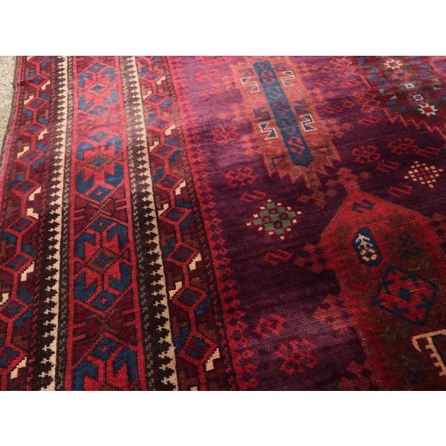 Galerie Shabab Collection Antique Indian Agra Rug Accent Rug For Sale In New York - Image 6 of 10