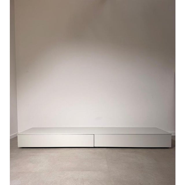 Elegant and timeless lema low tv cabinet, crafted in italy with the refined minimalist aesthetic the brand is renowned...