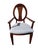 1990s Ethan Allen Horizons Dining Armchair Pair Wood Oval Slat Back Accent Living Room For Sale - Image 10 of 18
