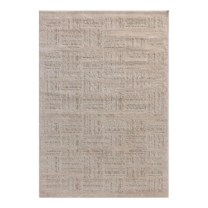 Amber Lewis x Loloi Monty Ivory / Taupe 18" x 18" Sample Rug