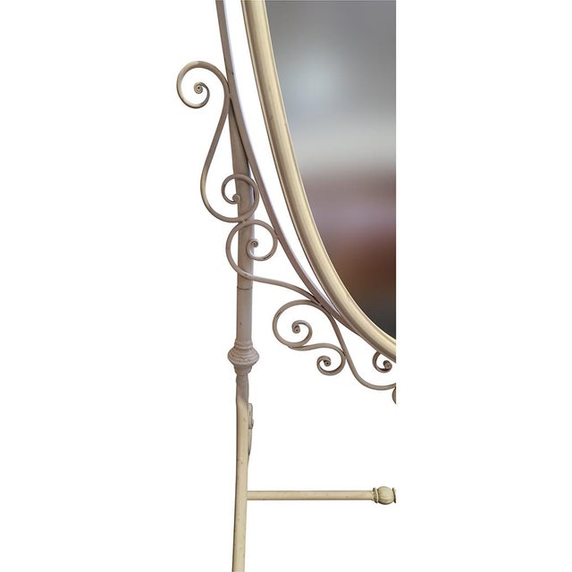 1980s Oval Floor Mirror, 1980s For Sale - Image 5 of 6