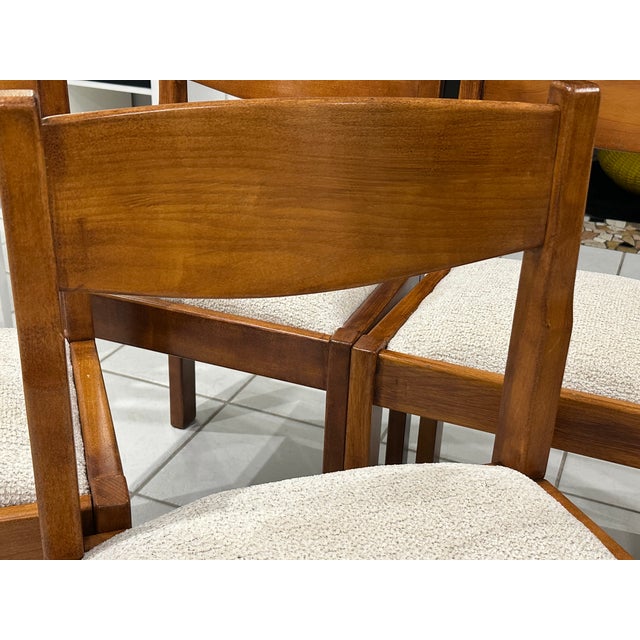 Vintage Orme Chairs attributed to Maison Regain, France, 1980, Set of 6 For Sale - Image 17 of 18