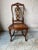 Wood Mid 20th Century Pair of Vintage French Provincial Style Cane Seat Side Chairs For Sale - Image 7 of 10