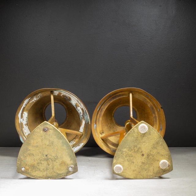 Bronze Mid-Century Modern Brutalist Tripod Candle Holders c.1950-1960 For Sale - Image 8 of 8