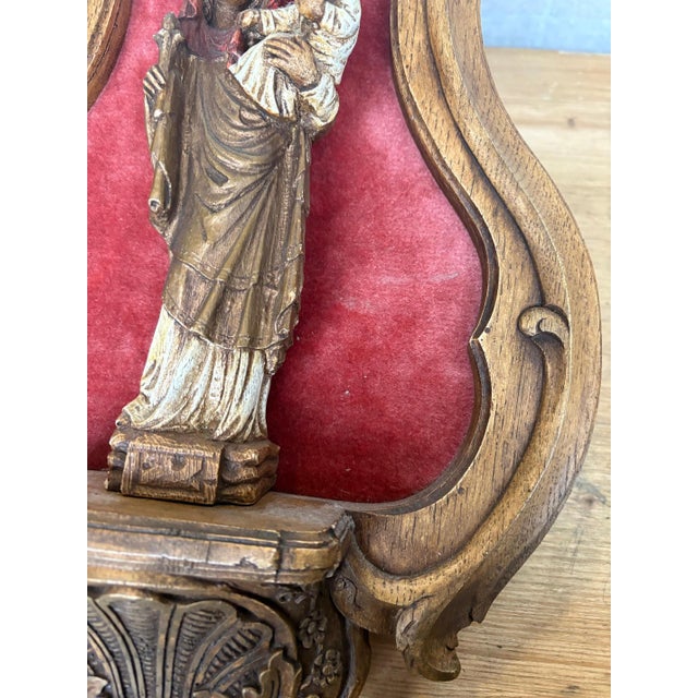 Marcel Vandemeulebroucke, Mural of the Virgin and Child, 1900, Plaster For Sale - Image 15 of 18