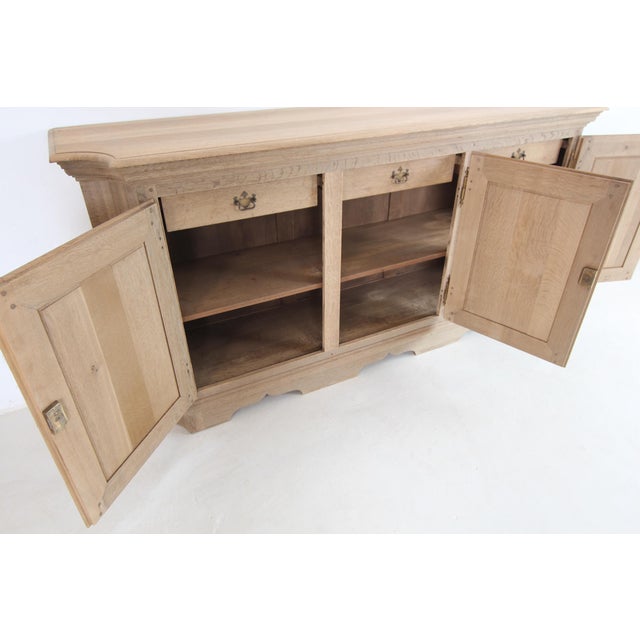 Vintage Oak and Poplar Sideboard, 1930s For Sale - Image 9 of 18
