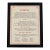 Vintage the 21 Club Nyc Restaurant Framed Dessert Menu New York City For Sale