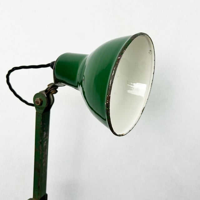 Industrial Vintage Industrial Anglepoise Engineers Task Lamp from EDL, 1940s For Sale - Image 3 of 14