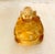Small Vintage Amber Color Asian Crystal Buddha Figure For Sale In San Diego - Image 6 of 6