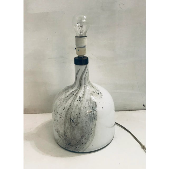 Black Symmetrisk Table Lamp by Michael Bang for Holmegaard, 1970s For Sale - Image 8 of 8