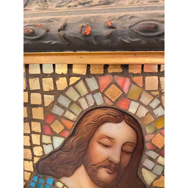 Antique Mosaic Religious Icon Chairish