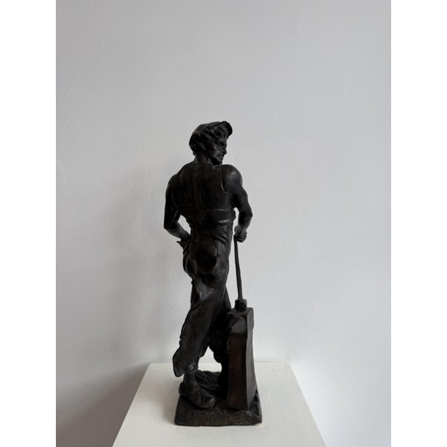 Blacksmith, 19th Century, Bronze For Sale - Image 5 of 16