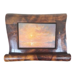 2022 Oil Sunset in Vintage Tortoise Shell Finish Frame For Sale