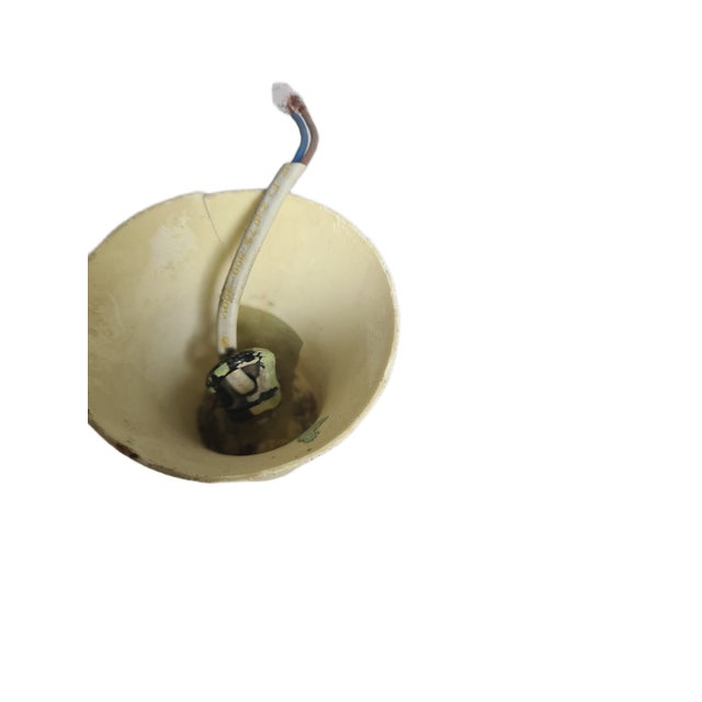 Metal Postmodern Communist Pendant Lamp, Poland, 1970s For Sale - Image 7 of 9
