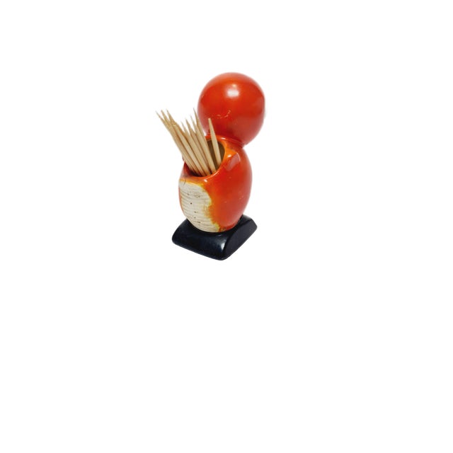 Art Deco Figurative Toothpick from Chodzież Pottery, Poland, 1930s For Sale - Image 6 of 15