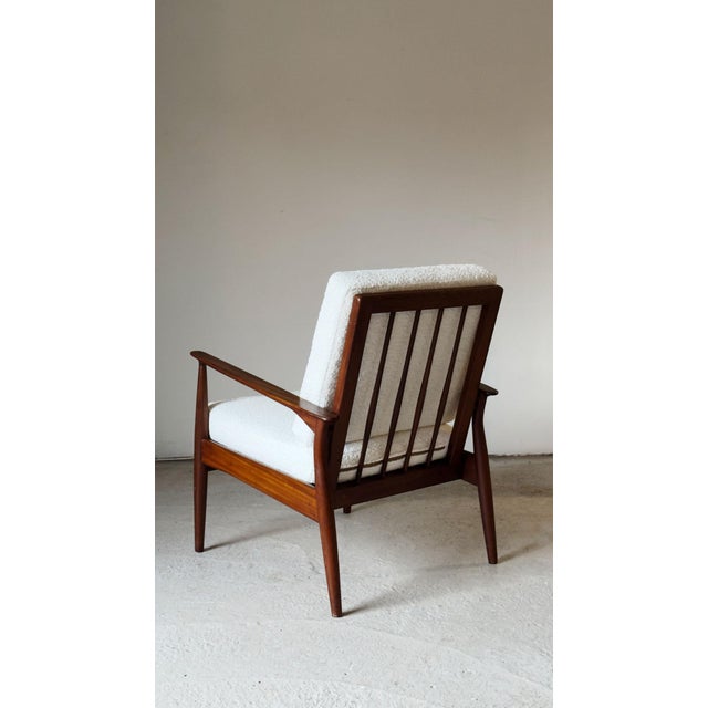 Wood Afromosia Armchair by Dennis Young for George Stone, 1960 For Sale - Image 7 of 11