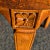 Antique Late 19th Century Italian Louis XVI Style Round Walnut W/Inlay 3-Drawer Side Table For Sale - Image 10 of 10