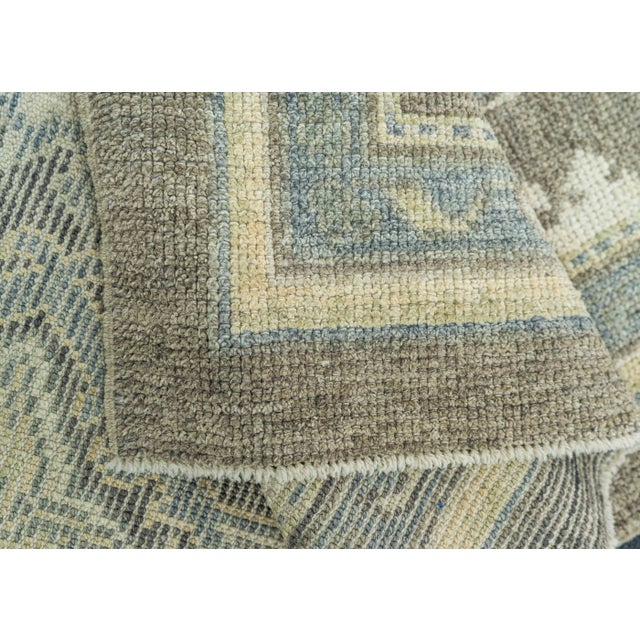 Turkish Oushak Rug 4'x 7' #19335 For Sale In Houston - Image 6 of 8