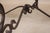 Black Baroque Style Wrought Iron and Glass Low Table, 20th Century For Sale - Image 8 of 11