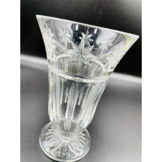 1980s 1980s Waterford Crystal Starburst Small Vase For Sale - Image 5 of 12