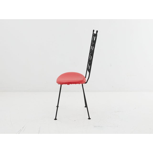 Iron Scroll Chair By Arthur Umanoff, 1960s | Chairish
