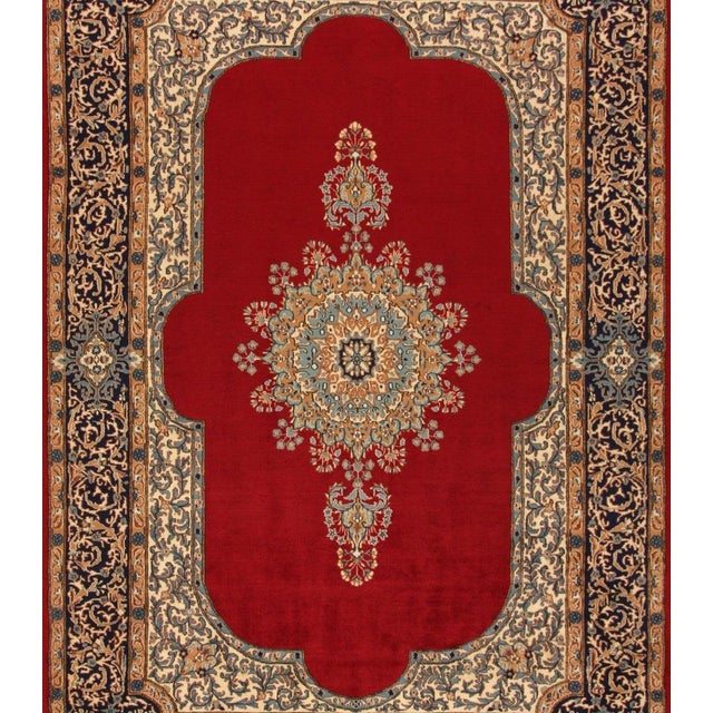 Genuine hand-knotted Middle Eastern rug | Size: 305 cm x 212 cm | Knot density: approx. 250.000 knots/m² | Material: 100%...