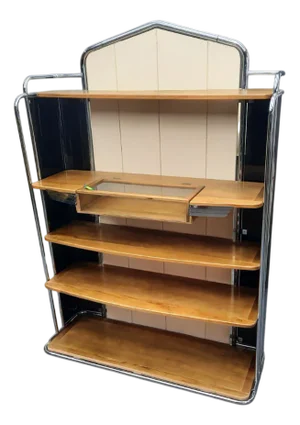 Art Deco Style Triumph Motorcycles Sales Shelf, 1970s