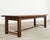 Early 20th Century Country French Farmhouse Mahogany Trestle Dining Table For Sale - Image 5 of 12