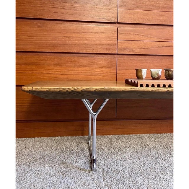 Harry Bertoia-Style Midcentury Modern Bench For Sale - Image 12 of 18