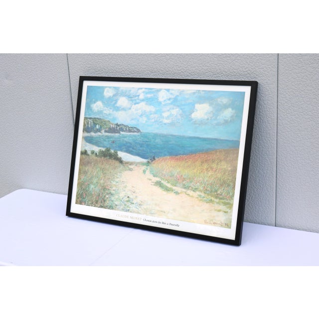 Claude Monet Path in the Wheat Fields at Pourville Impressionist Artwork Print For Sale In New York - Image 6 of 16