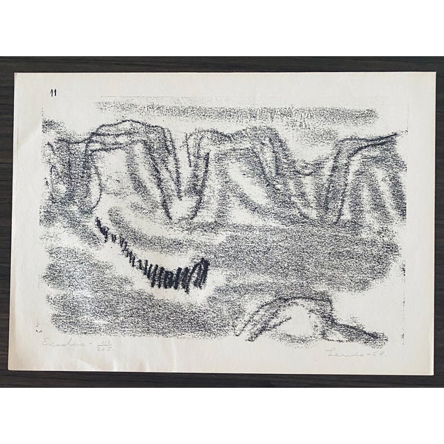 Black Stanley Lewis, "Exodus" from Wanderers Illustrations 112/225, 1964 For Sale - Image 8 of 9