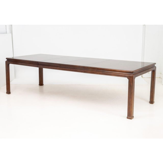 Henredon Mahogany and Elm Extending Dining Table For Sale - Image 12 of 14