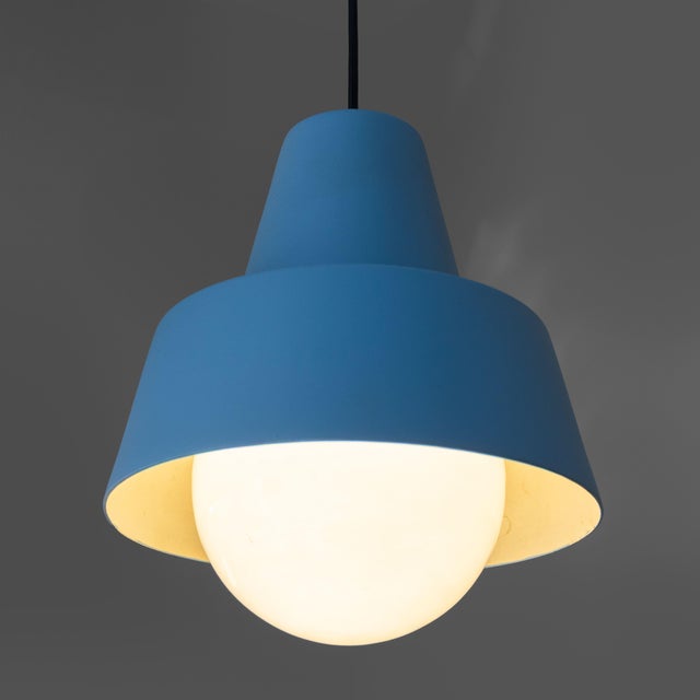 Model 2081 Pendant Lamp in Metal by Gino Sarfatti, 1950s For Sale - Image 8 of 15