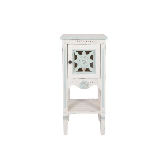Shabby Chic Painted Side Table For Sale - Image 9 of 9