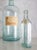 Pair of American Antique Aqua Apothecary Bottles From Chicago and Lexington For Sale - Image 10 of 18