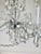 Six Arm Chechoslovakian Heavy Lead Crystal Chandelier, Unmarked For Sale - Image 10 of 11