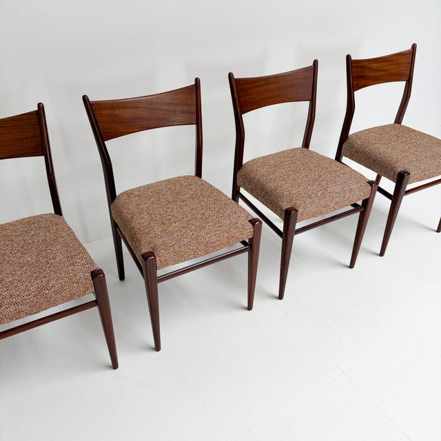 Brown SA10 Chairs by Cees Braakman for Pastoe, 1960s, Set of 4 For Sale - Image 8 of 18