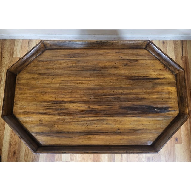 Coffee Vintage Mid-Century Modern Style Mahogany "Spider" Coffee Table For Sale - Image 8 of 11