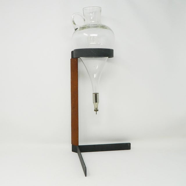 1970s Model 5018 Wine Lifter in Brown Leather by Carl Auböck for Werkstätte Carl Auböck, 1970s For Sale - Image 5 of 5