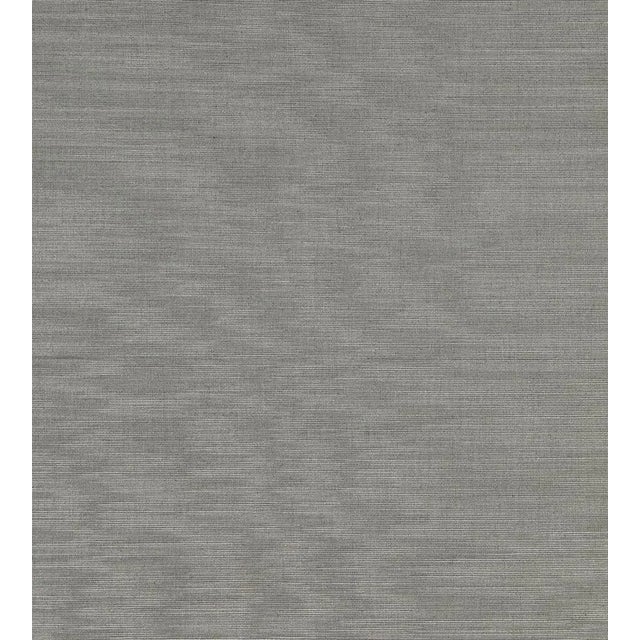The House of Scalamandré Riva Moire Fabric, Graphite For Sale