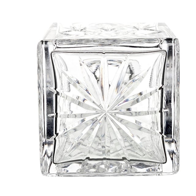 Late 20th Century Atlantis Meridian Lead Crystal Whiskey Decanter With Stopper For Sale - Image 11 of 12