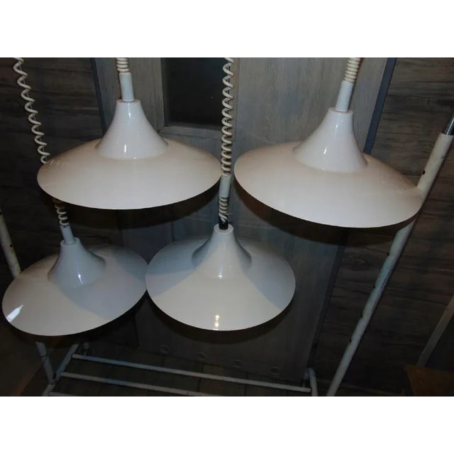 Metal Vintage Ceiling Pendant, 1980s For Sale - Image 7 of 8