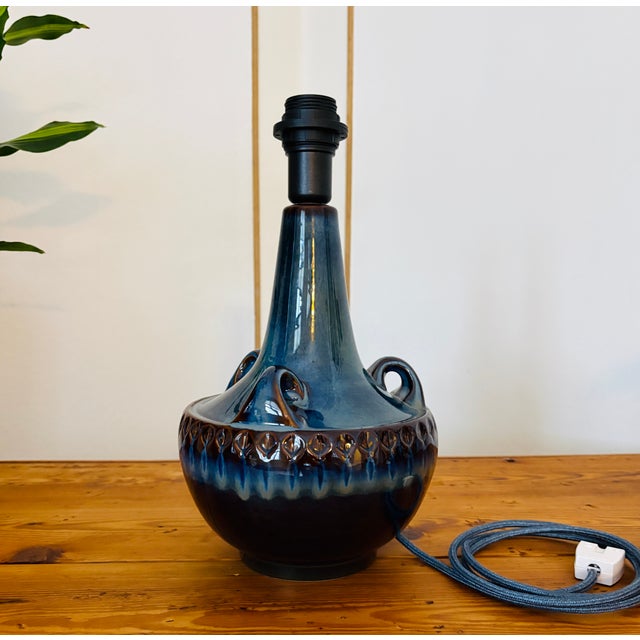 Beautiful table lamp by einar johansen for søholm stentøj a beautiful table lamp designed by einar johansen and produced...